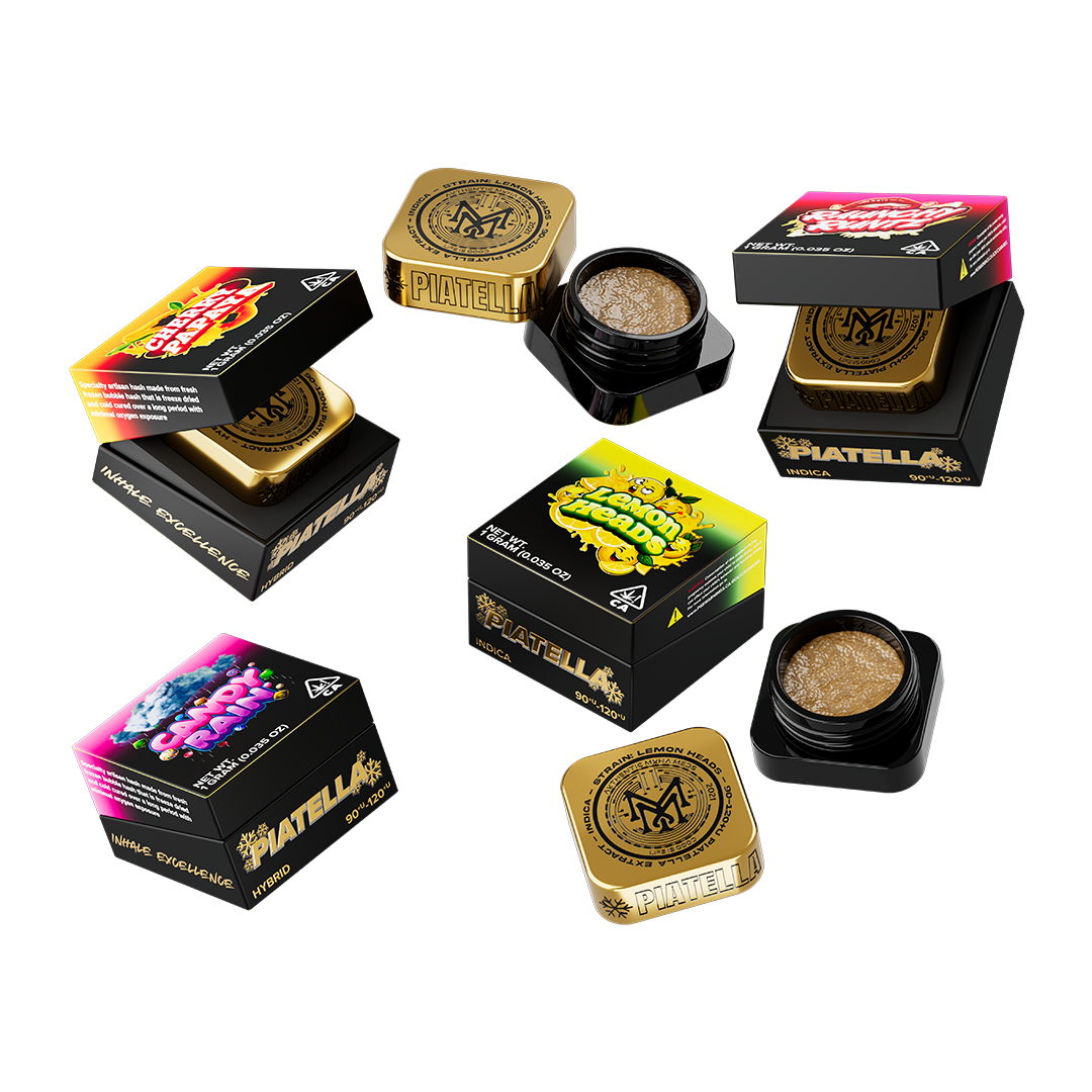 Concentrates - Hash rosin, live resin, and piatella for the ultimate experience