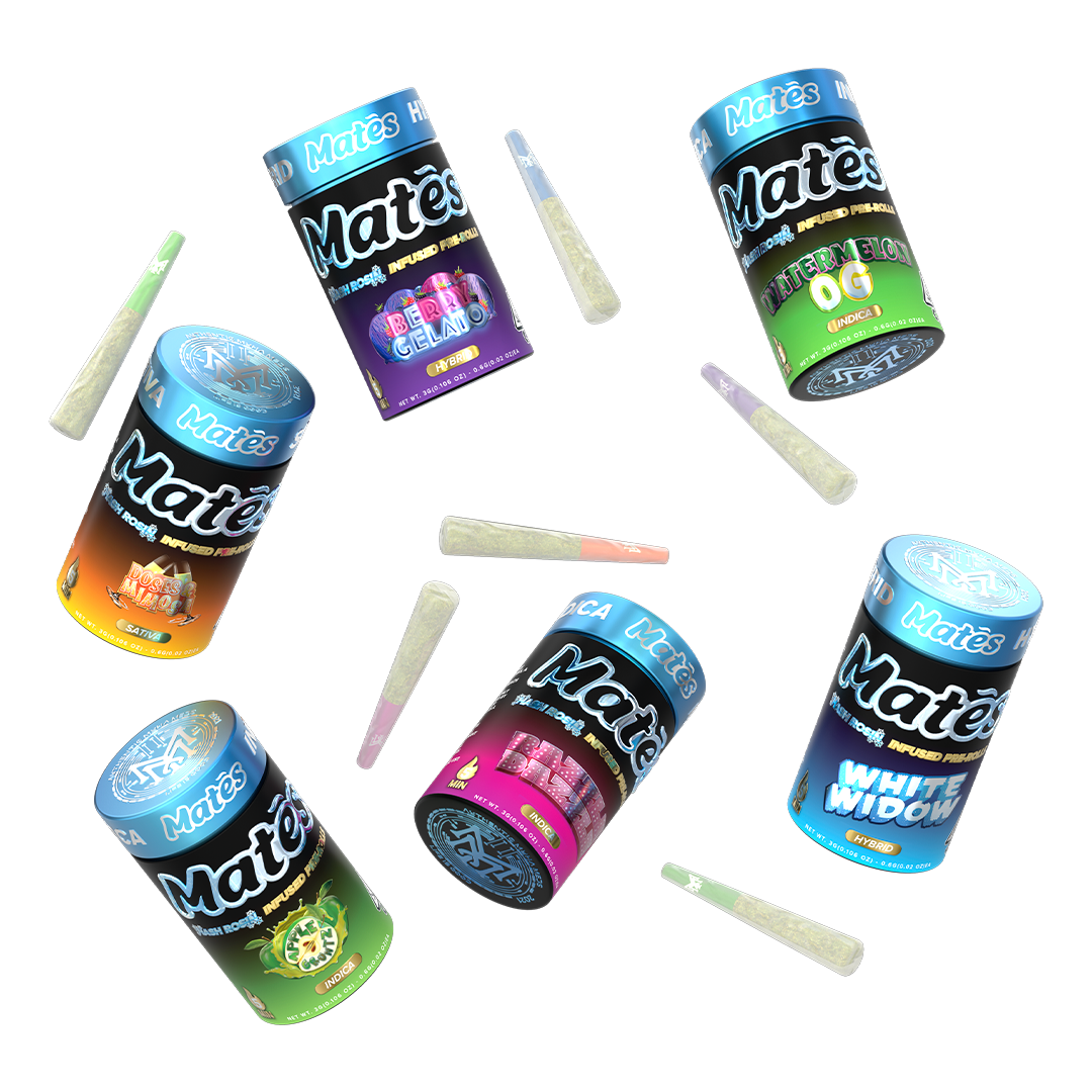 Pre-Rolls - Premium pre-rolled joints with hash rosin and infused options